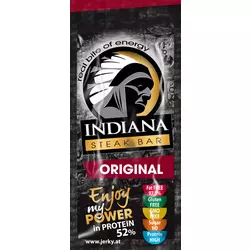 INDIANA JERKY Sušena govedina Steak Bar Original 20 g