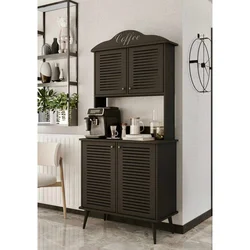 Hanah Home ormar za kafe kutak Avior 90, 90 cm, crni