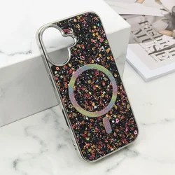 Futrole glam glow magsafe za iphone 16 (6.1) crna ( F121192 )