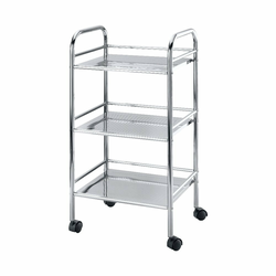 WENKO 12285100 - Kolica EXCLUSIVE 41x75 cm, sjajni hrom