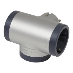 694523 ADAPTER 2P+E 16A 3 BOC UT ALU LE694523