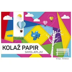 KOLAŽ PAPIR 10 LISTOVA B5 SAMOLJEPLJIVI CONNECT
