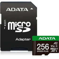 Memorijska kartica ADATA Speed Plus UD256GUI3V30A2SP-RA1, microSDXC 256GB,  Class 10 UHS-I