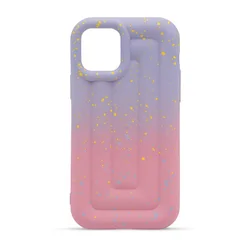 Futrola Ombre Protect za Iphone 12/12 Pro DZ1/5, Ljubičasto-roze
