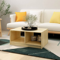 Den Klubska mizica 75x50x33,5 cm trdna borovina
