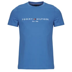 Tommy Hilfiger TOMMY LOGO TEE Modra