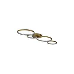 Searchlight 25772-4GO - LED prigušiva stropna lampa CIRQUE LED/37W/230V 3000K 33x97 cm