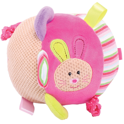 Bigjigs Baby Textilná motorická guľa - Zajačik Bella
