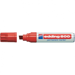 Edding Trajni flomaster Edding 800 oblik vrha klinasti crveni 4 - 12 mm 1 kom.