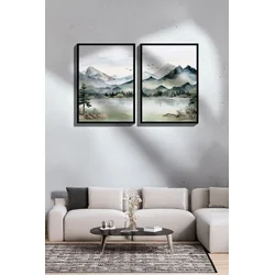 Wallity Uramljena slika Ersy2Limodel24, 33x48 cm, 2 dela
