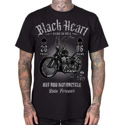 Hardcore majica moška - RIDE FOREVER - BLACK HEART - 20903