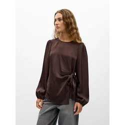 OBJECT Bluza OBJCHILLI temno rjava