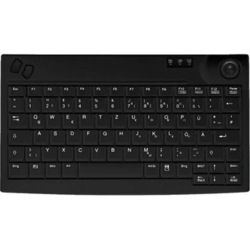 Tipkovnica Contour Design Active Key AK-440, USB, QWERTZ nemška, črna