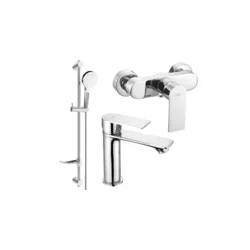 Mexen Royo DF05 tuš komplet, krom - 72204DF05-00