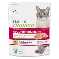 Trainer Natural Adult Sterilised, Belo meso - 1.5 kg