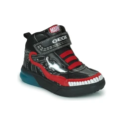 Sneakers Geox J Grayjay Pour Garçon - Matériau Synthétique, Semelle Caoutchouc, Largeur Medium - Confort Et Style