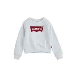 LEVIS Majica Key Item Logo Crew, bela