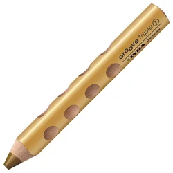 Lyra Groove TripleOne Ergonomic Triangular 3-In-1 Barvni svinčnik Gold 1 kos