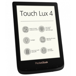 POCKETBOOK elektronski bralnik Touch Lux 4, črn