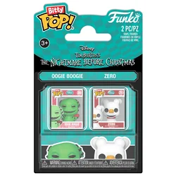 Vinilni figurici Funko Bitty Pop! The Nightmare Before Christmas - Oogie Boogie in Zero, komplet 2 figuric