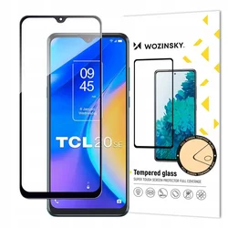 Wozinsky zaštitno kaljeno staklo za TCL 20 SE - Crna KP25150