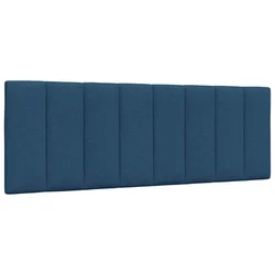 shumee vidaXL Vzglavna stranica modra 140 cm blago