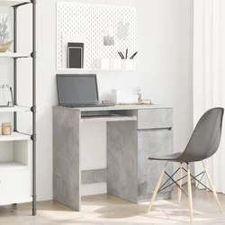 Stol Beton sivi 86x49x76 cm Konstruirano drvo