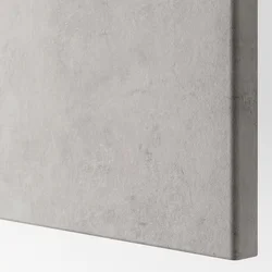 BESTA Kombinacija zidnih ormarića, bela Kallviken/svetlosiva imitacija betona, 120x42x64 cm