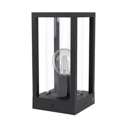 Eglo Cascinetta spoljna podna/1, e27, 40w, v-305, ip44, lijevani aluminij/staklo/crno