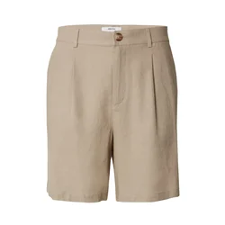 DAN FOX APPAREL Hlače z naborki Alan, siva