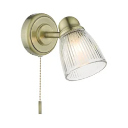 Där Lighting CED0775 - Zidna lampa za kupatilo CEDRIC 1xG9/25W/230V IP44 mesing