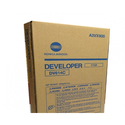 Konica Minolta-Developer Konica Minolta DV-614 (A3VX900) (modra), original