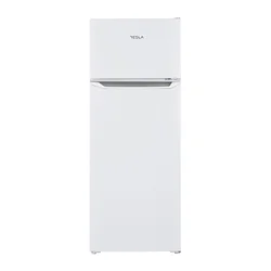 Kombinovani frižider Tesla RD2101EH, 169+37 l, Zamrzivač gore, Samootapajući, 142 cm