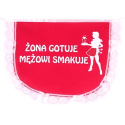 Predpasnik Žena kuha, možu je všeč