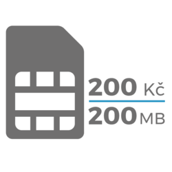 MXM SIM kartica (200 Kč/200 MB)
