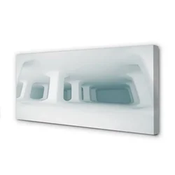 tulup.si Slika na platnu Bela 3d podpora 140x70 cm