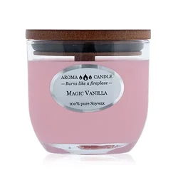 Svíčka oválná váza Aroma Candle, Kouzelná vanilka, 85 g