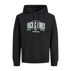 JACK & JONES Majica JJAERO smaragd/črna/bela