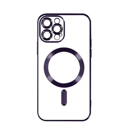 Maska silikonska Magsafe za Iphone 13 PRO MAX/ lila