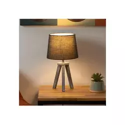 Atmosphera - Stona lampa MINI 1xE14/25W/230V borovina/siva
