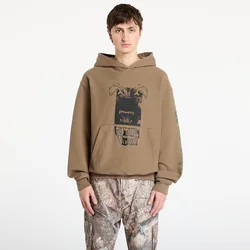 Mikina Brain Dead Future Vision Hoodie Coffee M