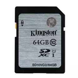 KINGSTON spominska kartica SDXC 64GB CL10 UHS-I (SD10VG2/64GB)