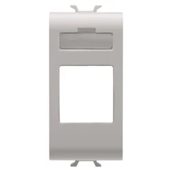 Gewiss Chorus, adapter RJ45 AMP/Keystone, 1M, natural saten ( Gw13431 )