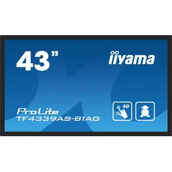 Iiyama TF4339AS-B1AG prolite tf4339as-b1ag business monitor - 108 cm (42.5), 4k uhd (3840x2160), ips led, 60hz, 8ms, 500 cd/m