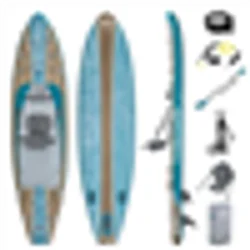 Bestway SUP kajak 335 cm 2u1 Hydro Force Freesoul, K6532E  1 daska za veslanje, 1 veslo, 1 rućna pumpa, 1 ramac, 1 spiralni povodac, 1 sedište, 1 oslonac za noge, 1 vezni kanap, 3 peraja