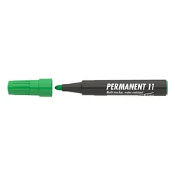 Permanentni marker, 1-3 mm, stožčasta konica, ICO Permanent 11, zelen