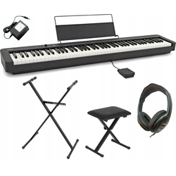 Klaviaturski set: električna klaviatura CDP-S100BK Casio s stojalom, stolom in slušalkami
