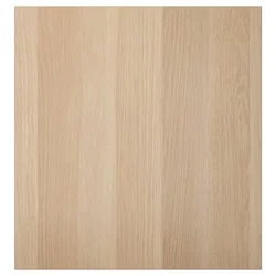 LAPPVIKEN Vrata, belo b. im. hrastovine, 60x64 cm