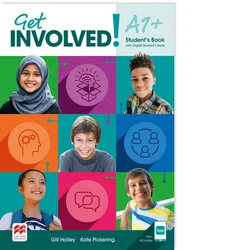 GET INVOLVED! A1+, UČBENIK S KODO, MODRIJAN (068750)