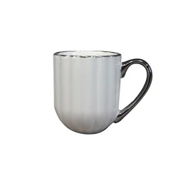PORCELAN ŠOLJA 320ml 4/1 (SILV/BELA) RXG-N26002A